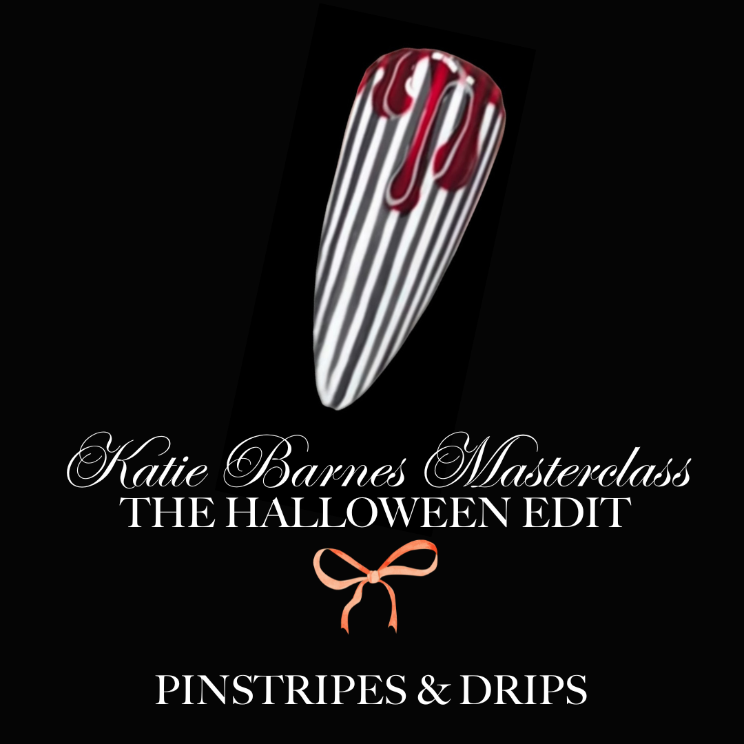 Pinstripes & Drips Nail Art Masterclass – Creepy Meets Classy