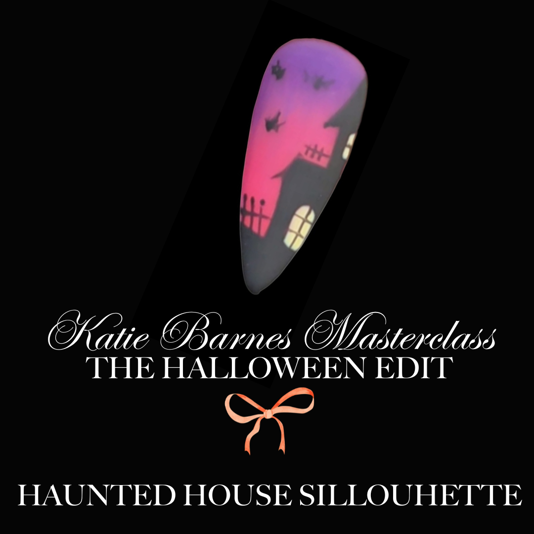 Haunted House Silhouette Nail Art – Ombre & Detail Masterclass