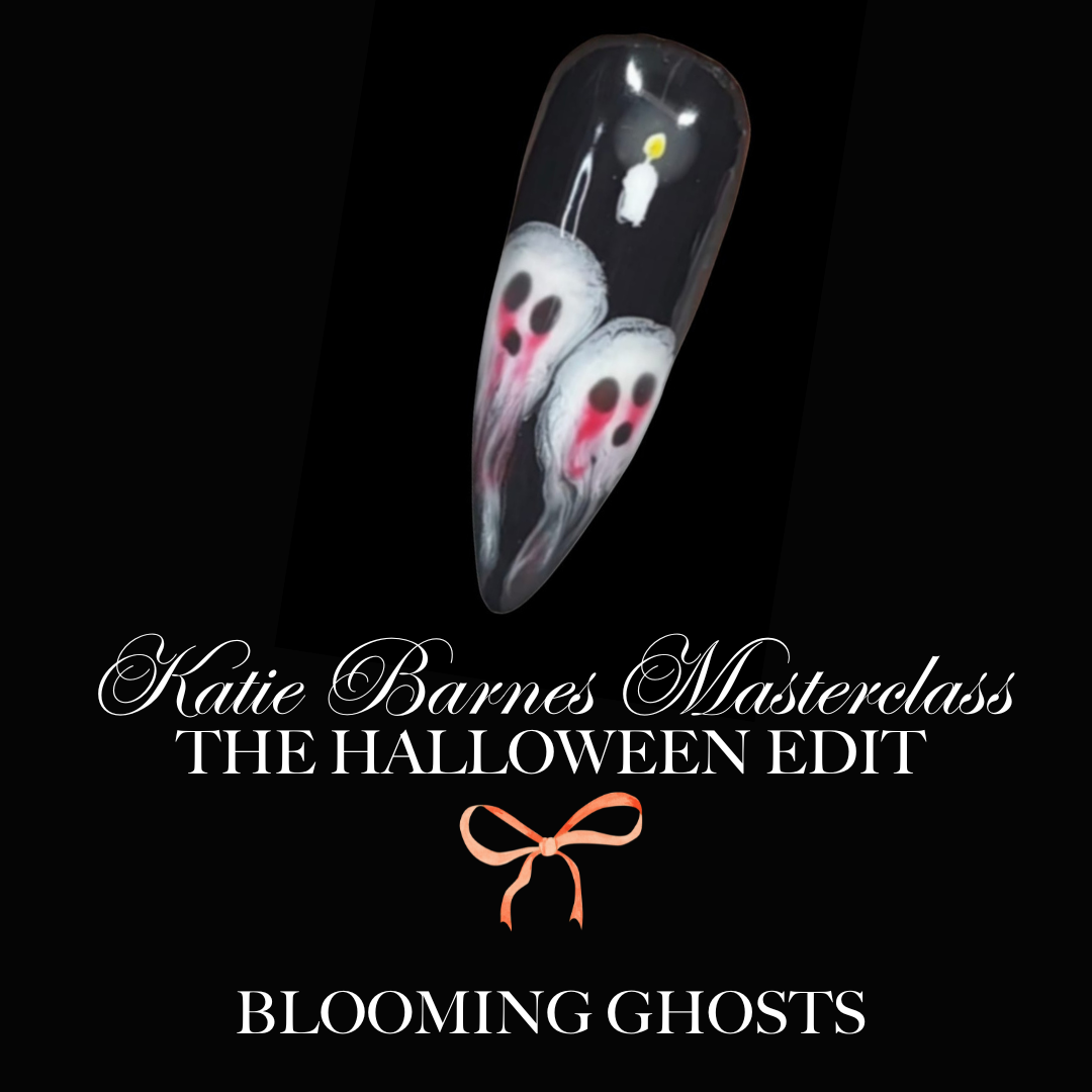 Blooming Gel Ghosts Nail Art Masterclass – Eerie & Easy