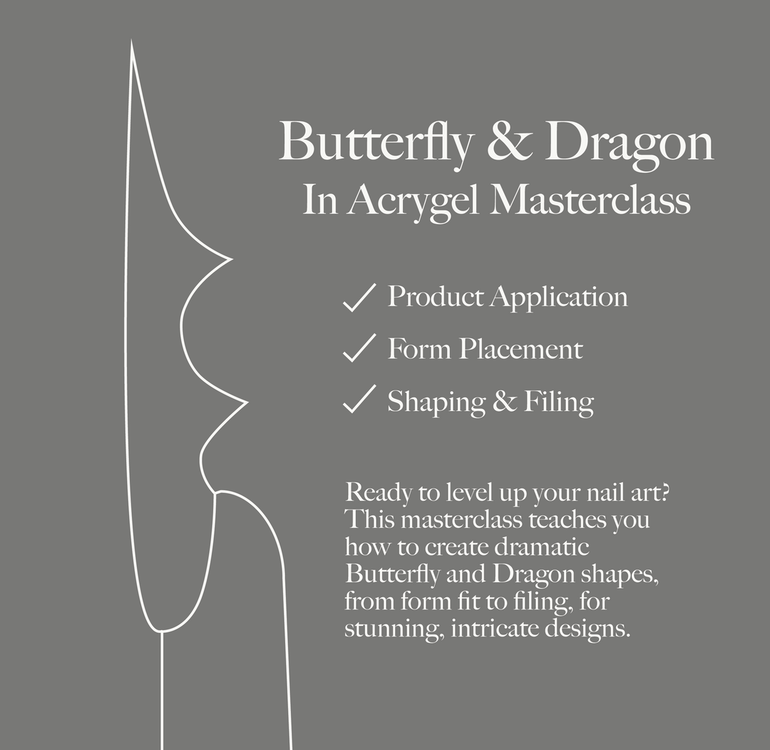 Butterfly & Dragon Shape in Acrygel Masterclass