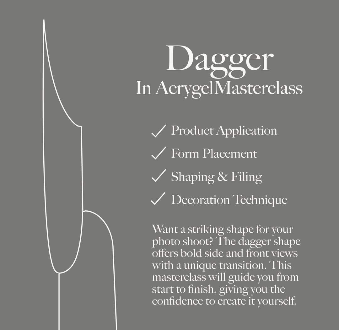 Dagger in Acrygel Masterclass