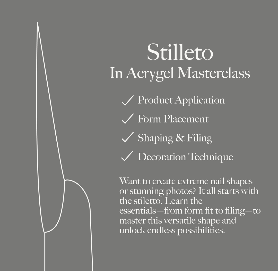 Stiletto Shape in Acrygel Masterclass