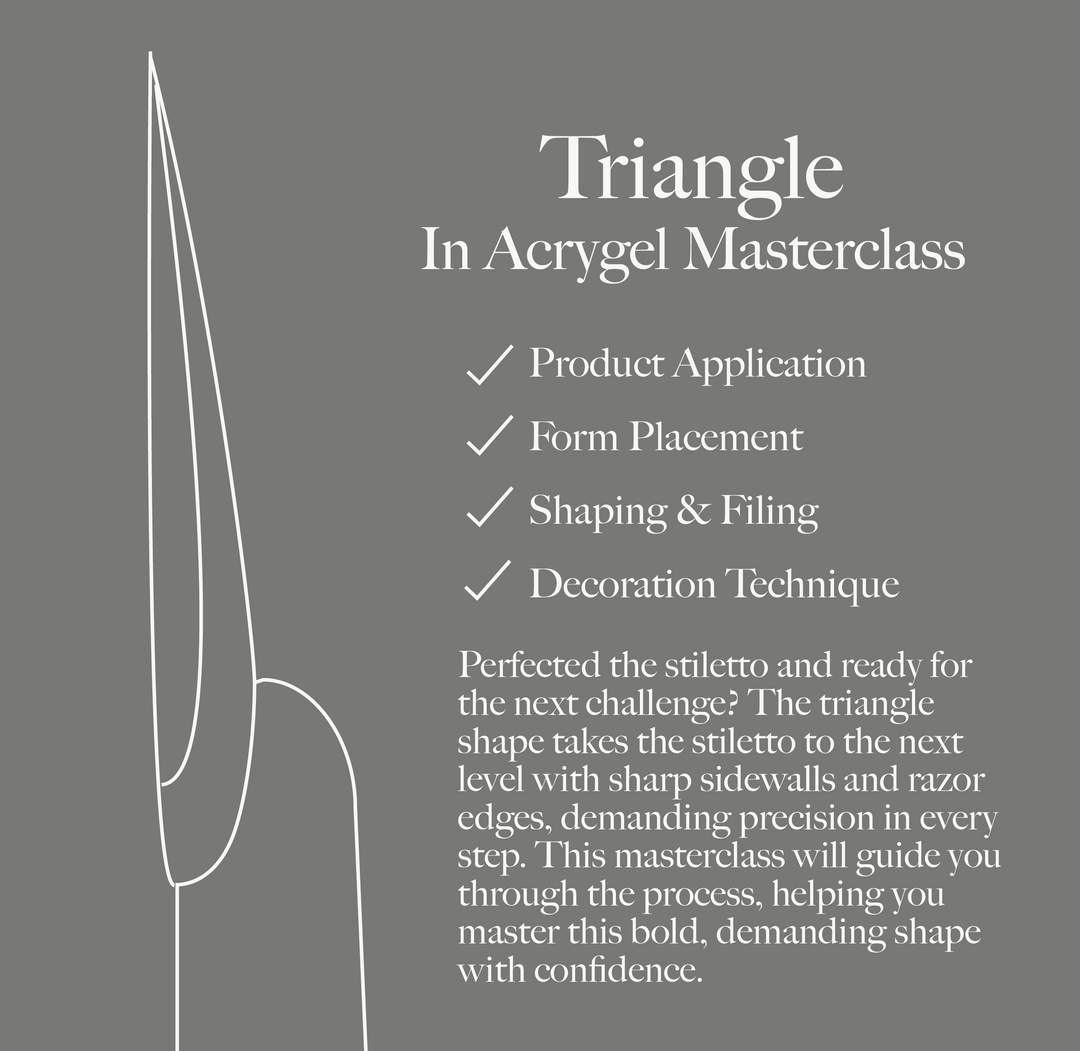 Triangle Shape in Acrygel Masterclass