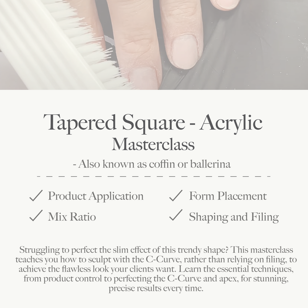 Tapered Square Shape in Acrylic Masterclass