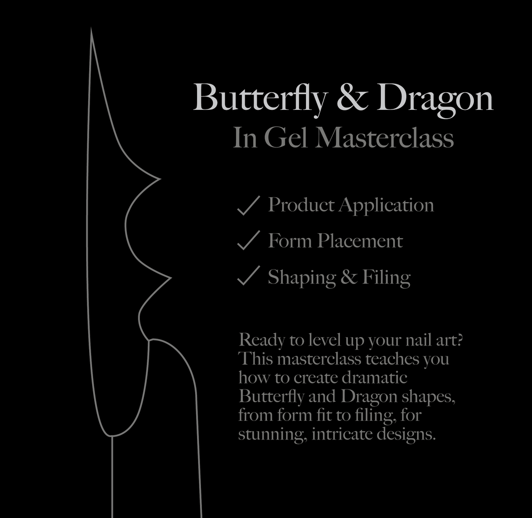 Butterfly & Dragon Shape in Gel Masterclass