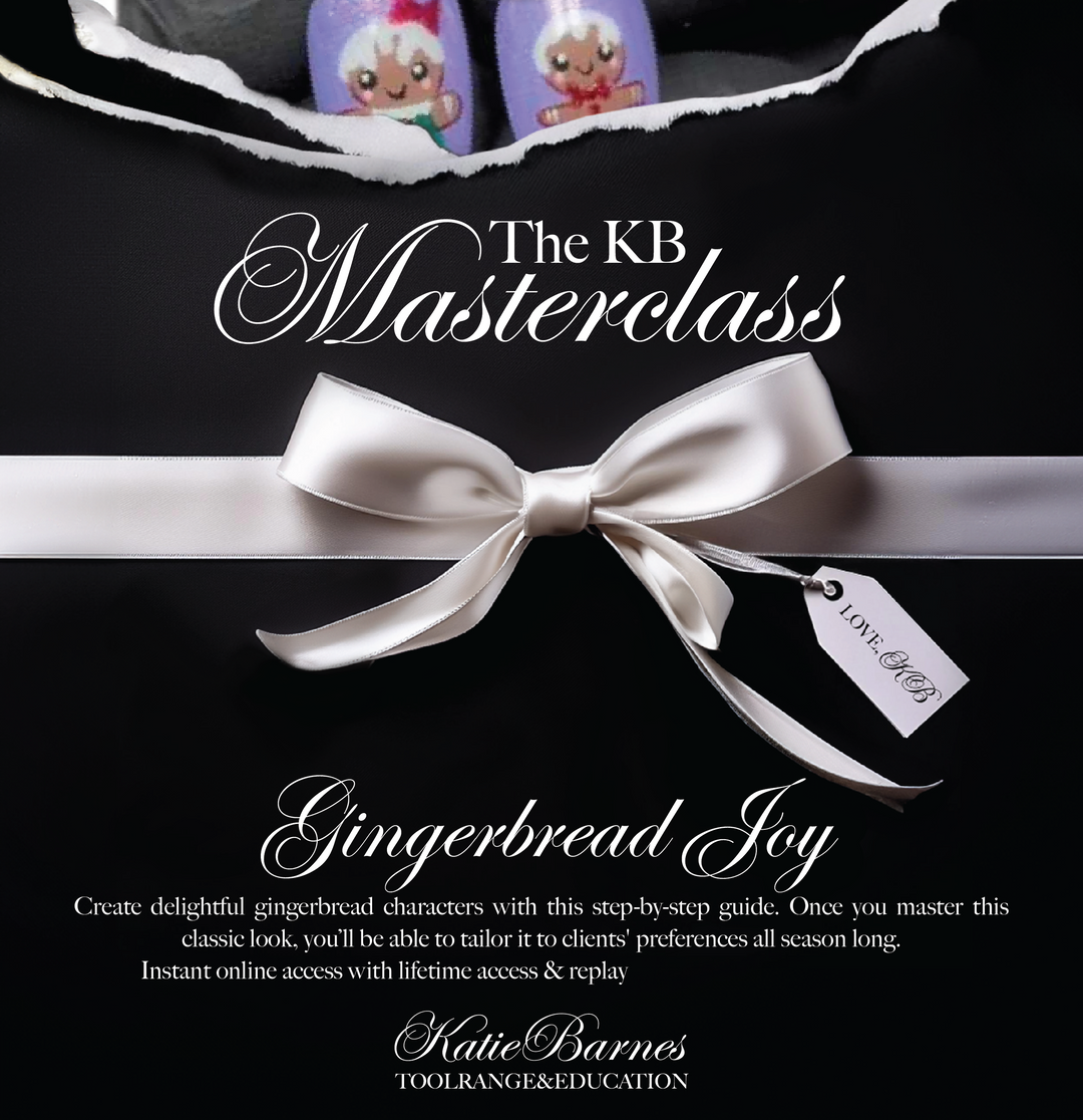 Gingerbread Joy – Festive Character Nail Designs