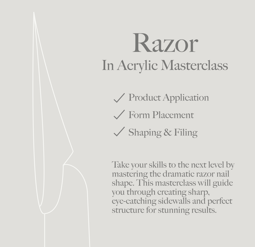 Razor Shape in Acrylic Masterclass