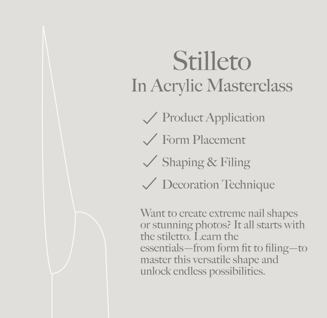 Stiletto Shape in Acrylic Masterclass