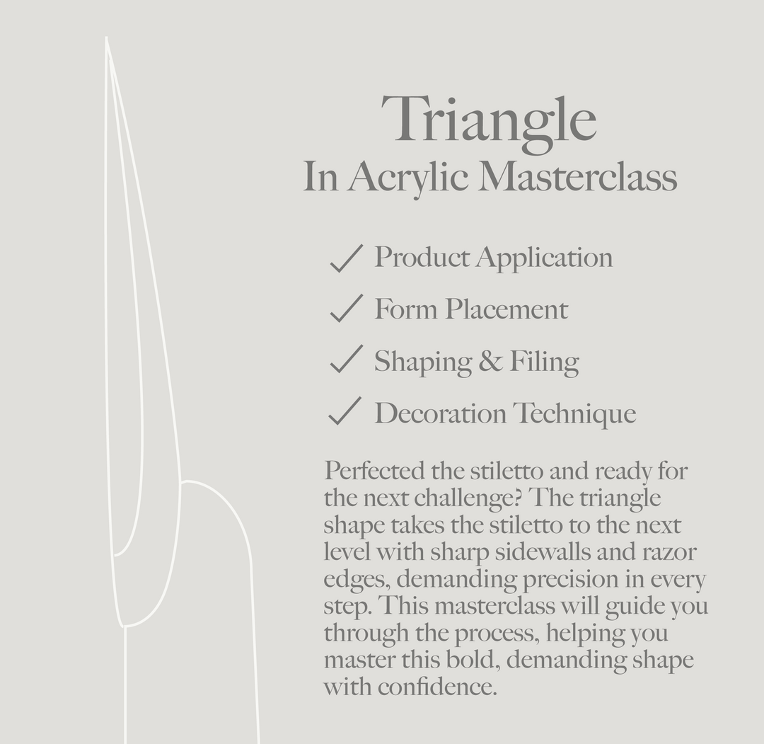 Triangle Shape in Acrylic Masterclass