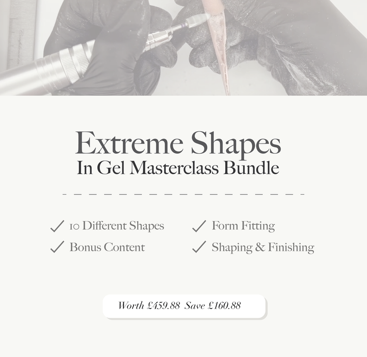 Extreme Nail Shapes in Gel Masterclass Bundle