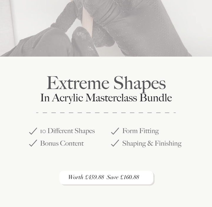 Extreme Nail Shapes in Acrylic Masterclass Bundle