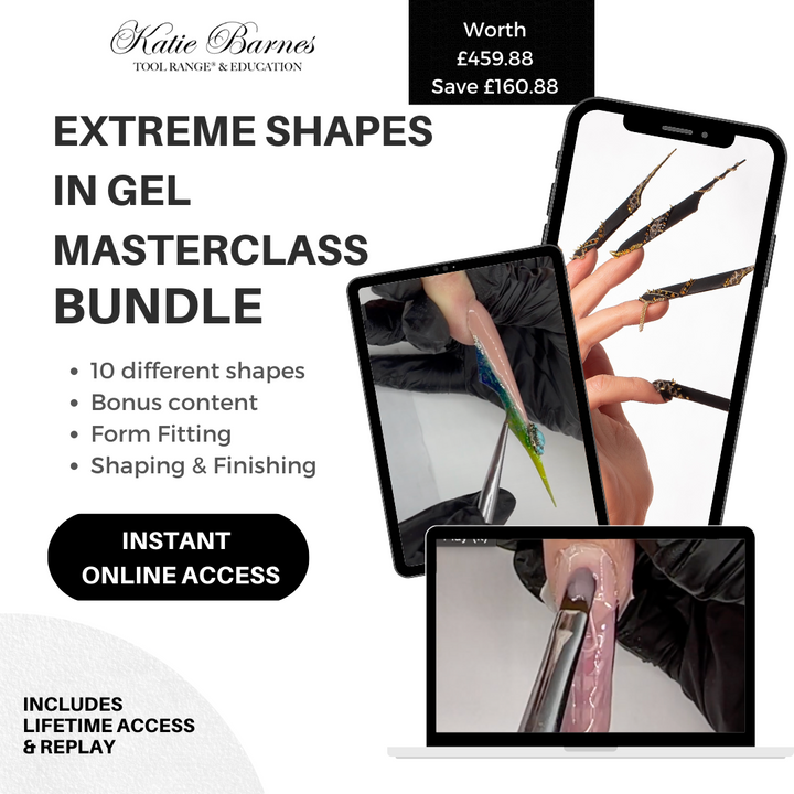 Extreme Nail Shapes in Gel Masterclass Bundle