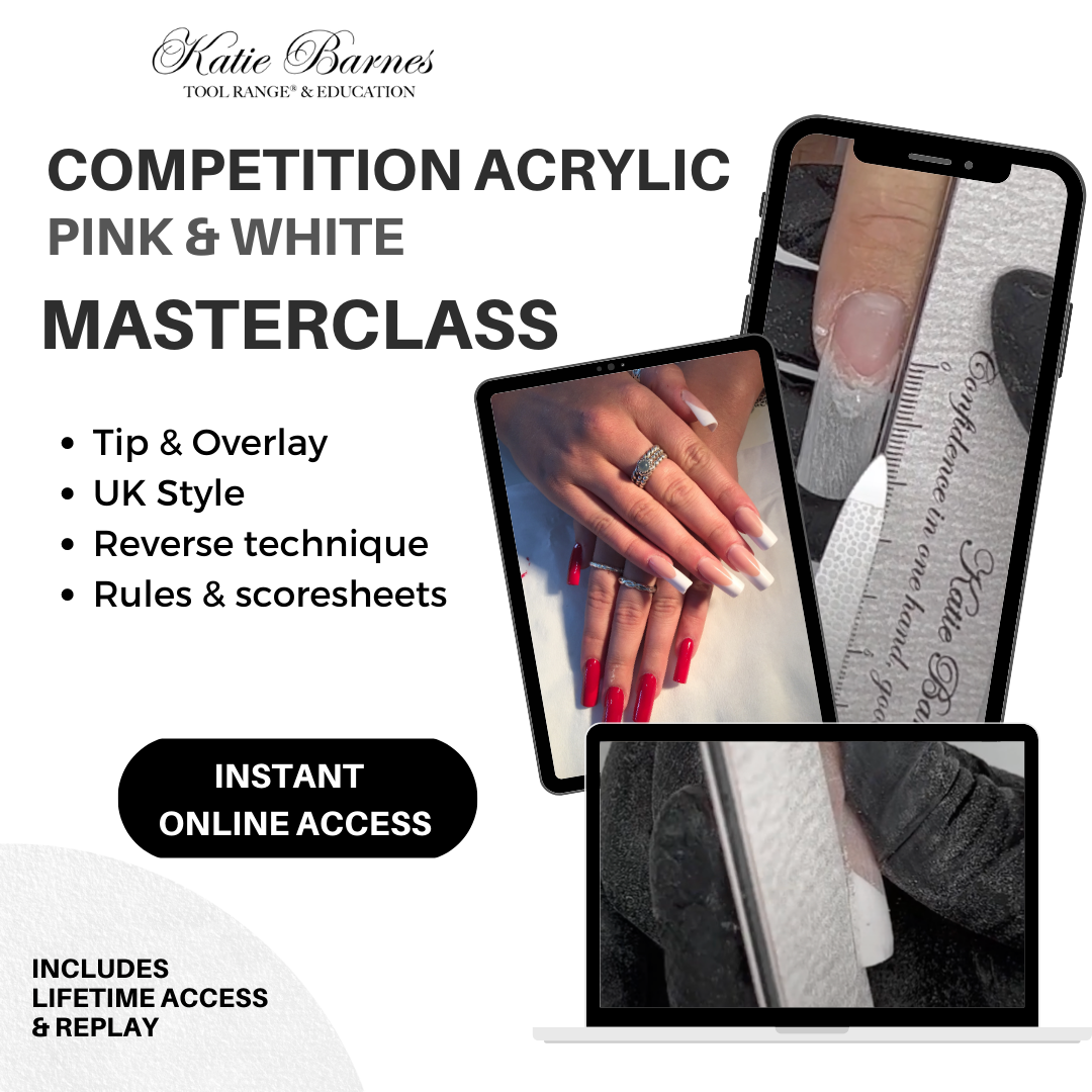 Competition Pink & White Tip and Overlay Acrylic Masterclass