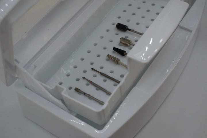 Nail Tool & E-File Bit Disinfection Tray