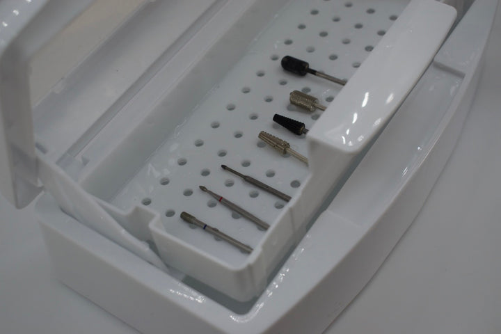 Nail Tool & E-File Bit Disinfection Tray