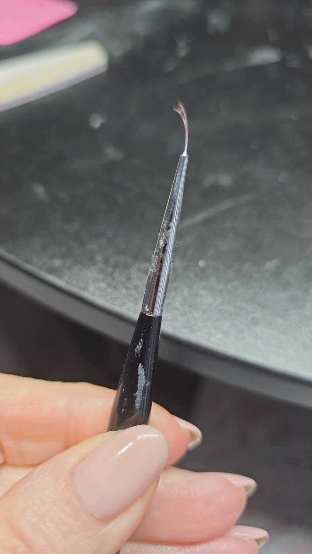 How to fix and reshape a damaged nail art brush