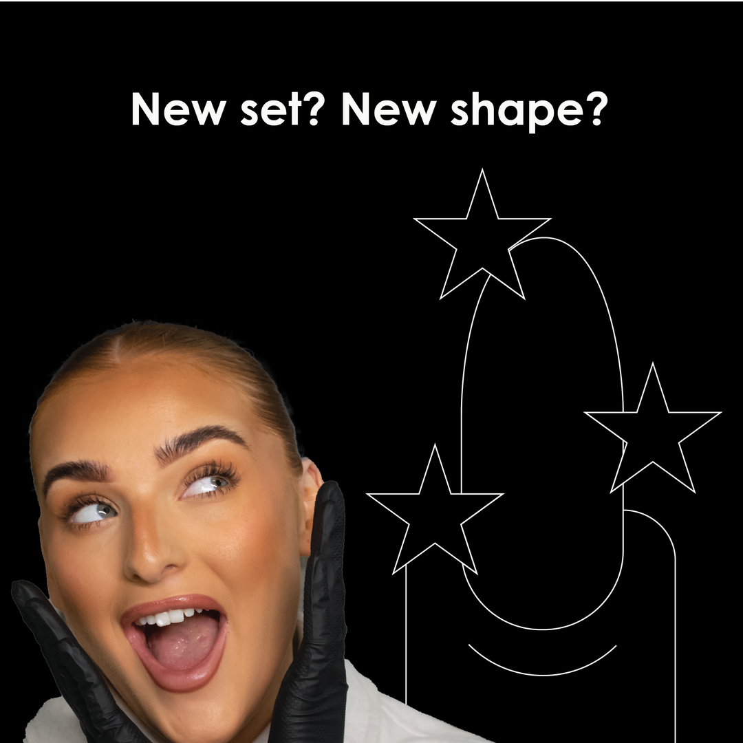 When to apply a new set or how to change the nail shape