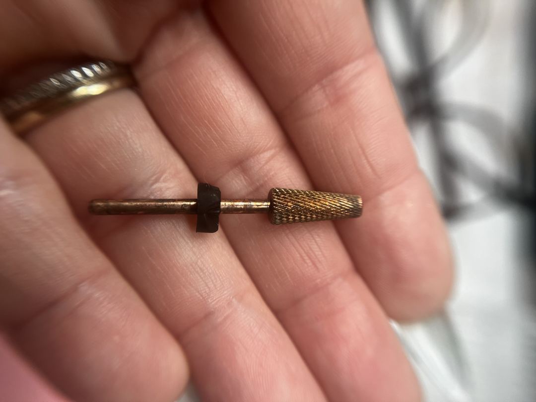 Why has my e-file bit discoloured?