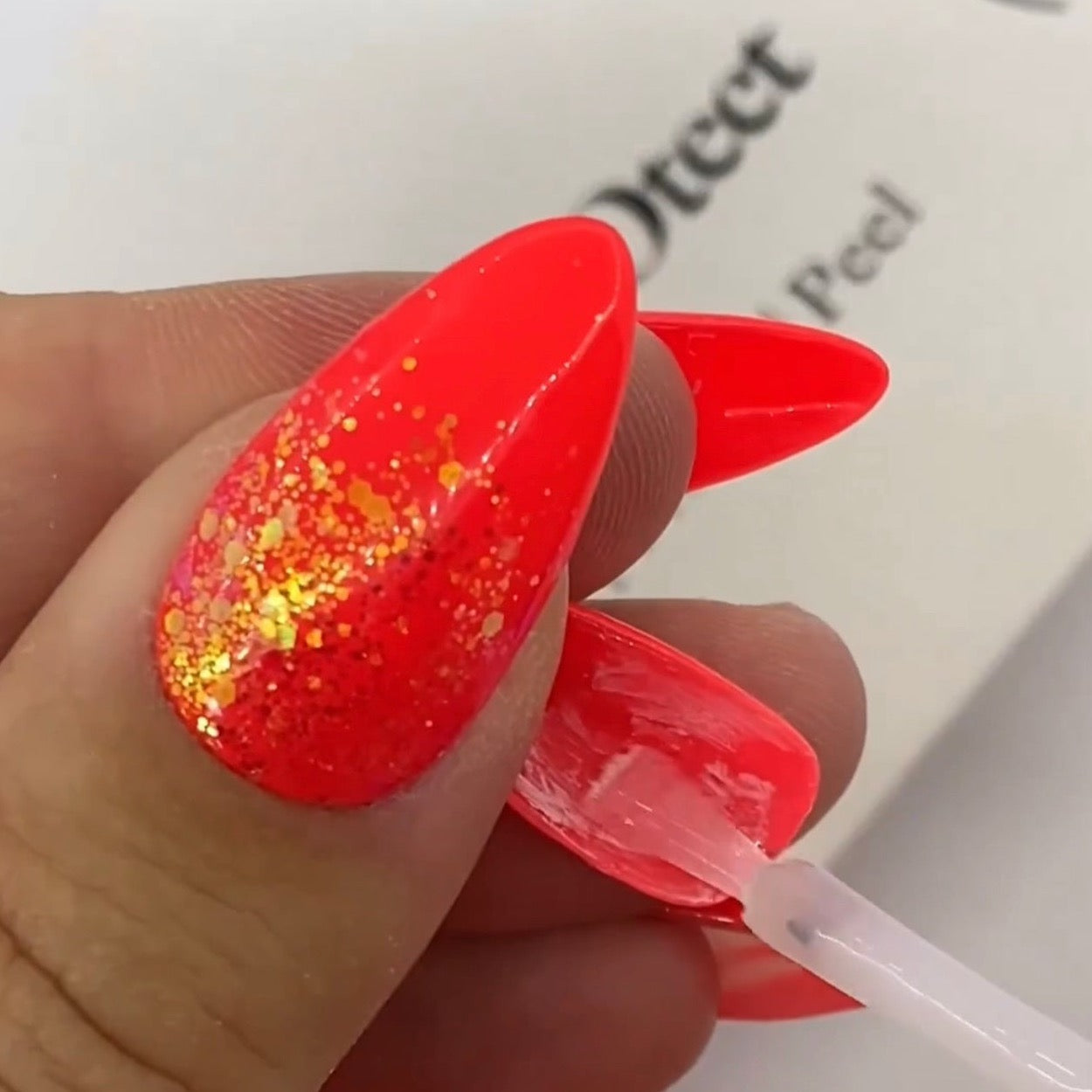 Base coat on sale orange peel