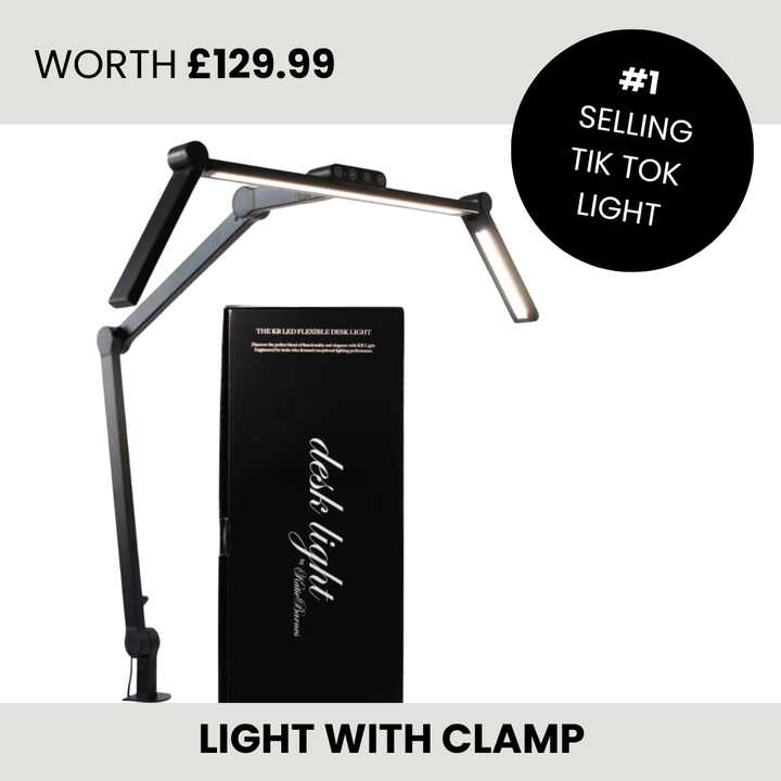 Katie Barnes LED Flexible Desk Light with Clamp
