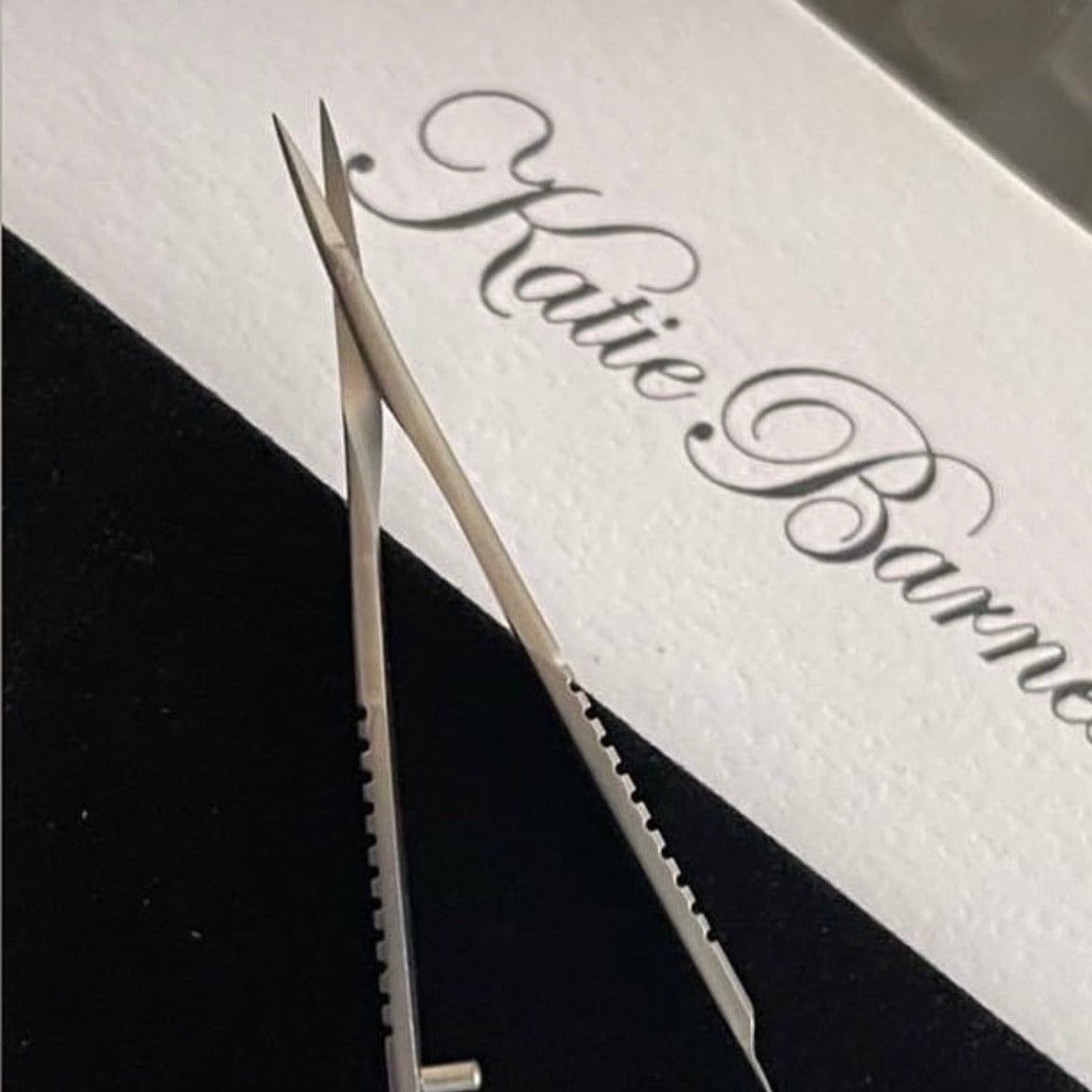 KB Curved Cuticle Scissors Professional Nail Tools Katie Barnes