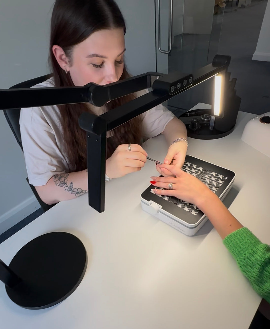 Katie Barnes LED Flexible Desk Light - Flat Base