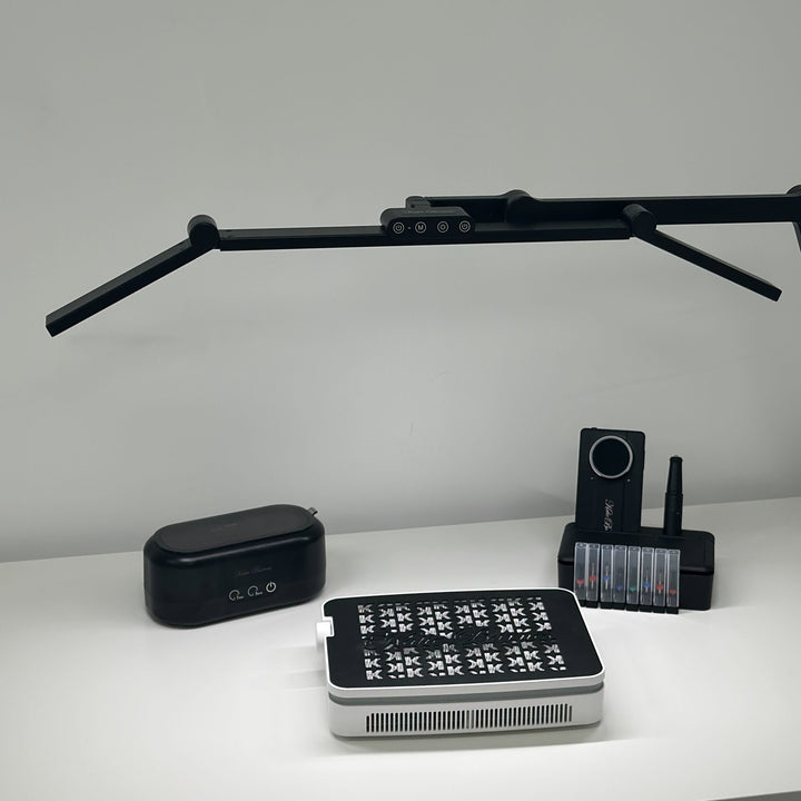 KB Signature Desk Set Up - Base Lamp- Black Edition