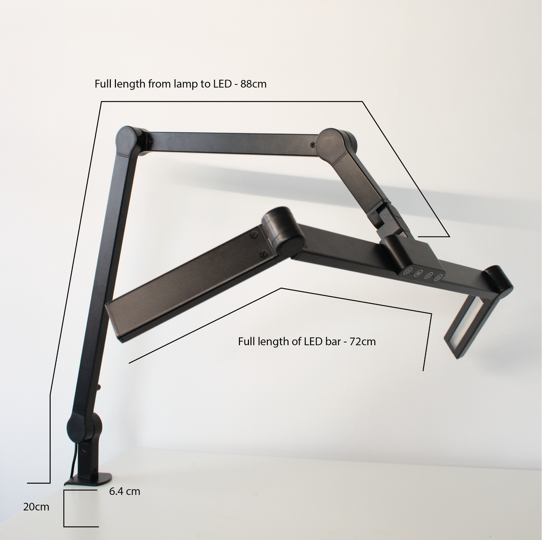 PRE ORDER KB LED Flexible Desk Light - Flat Base