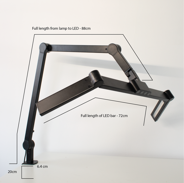 PRE ORDER KB LED Flexible Desk Light - Flat Base