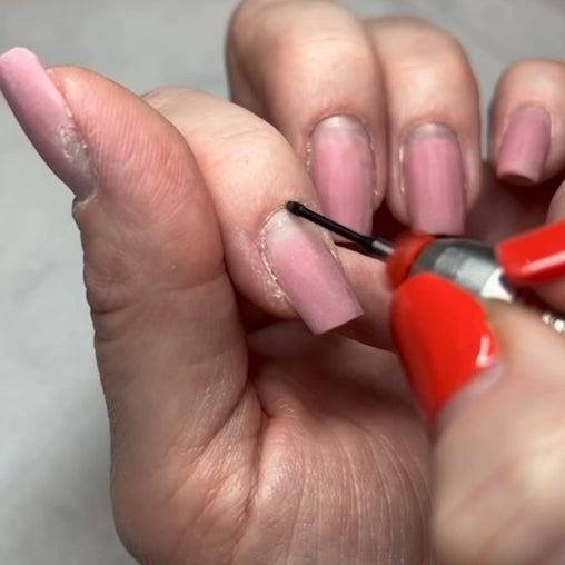 KB Cuticle Pusher E-File Bit | Fine Grit