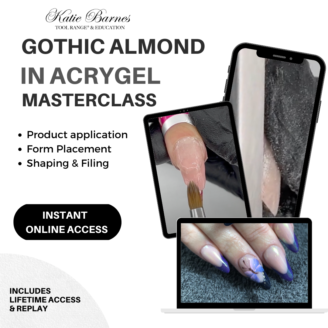 Gothic Almond Shape in Acrygel Masterclass