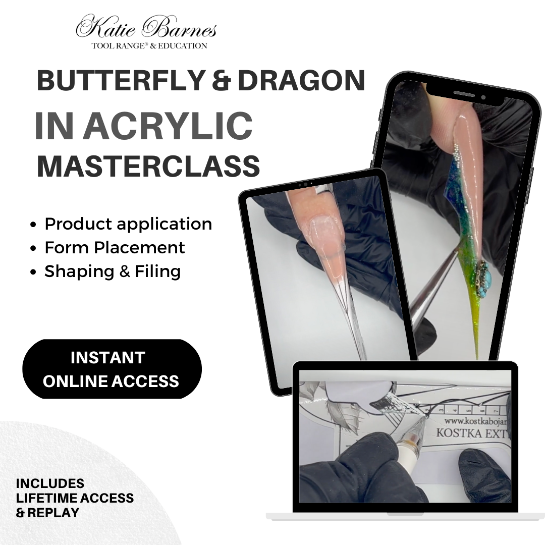 Butterfly & Dragon Shape in Acrylic Masterclass