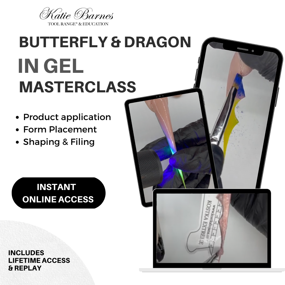 Butterfly & Dragon Shape in Gel Masterclass