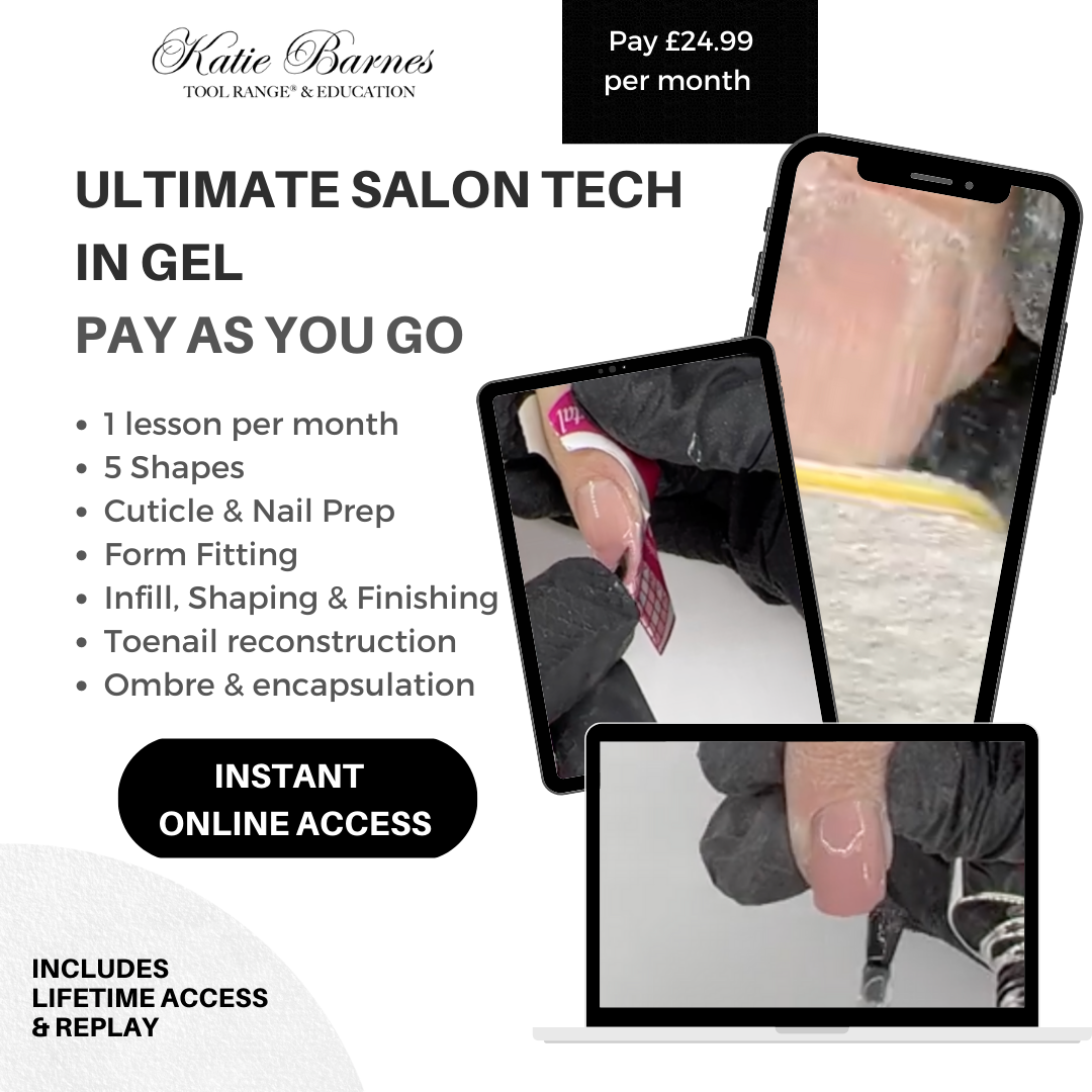 Ultimate Salon Tech in Gel Masterclass Pay As You Go Monthly Subscription
