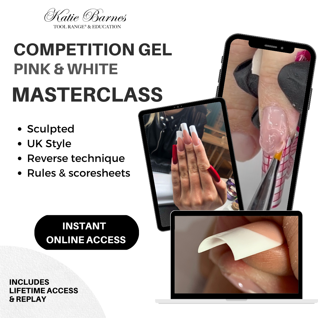 Competition Gel Pink & White UK Style Masterclass
