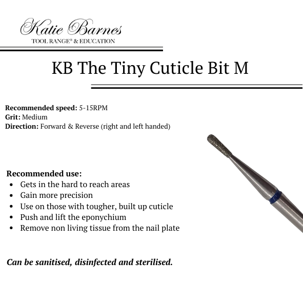 KB The Tiny Cuticle Lift E-File Bit
