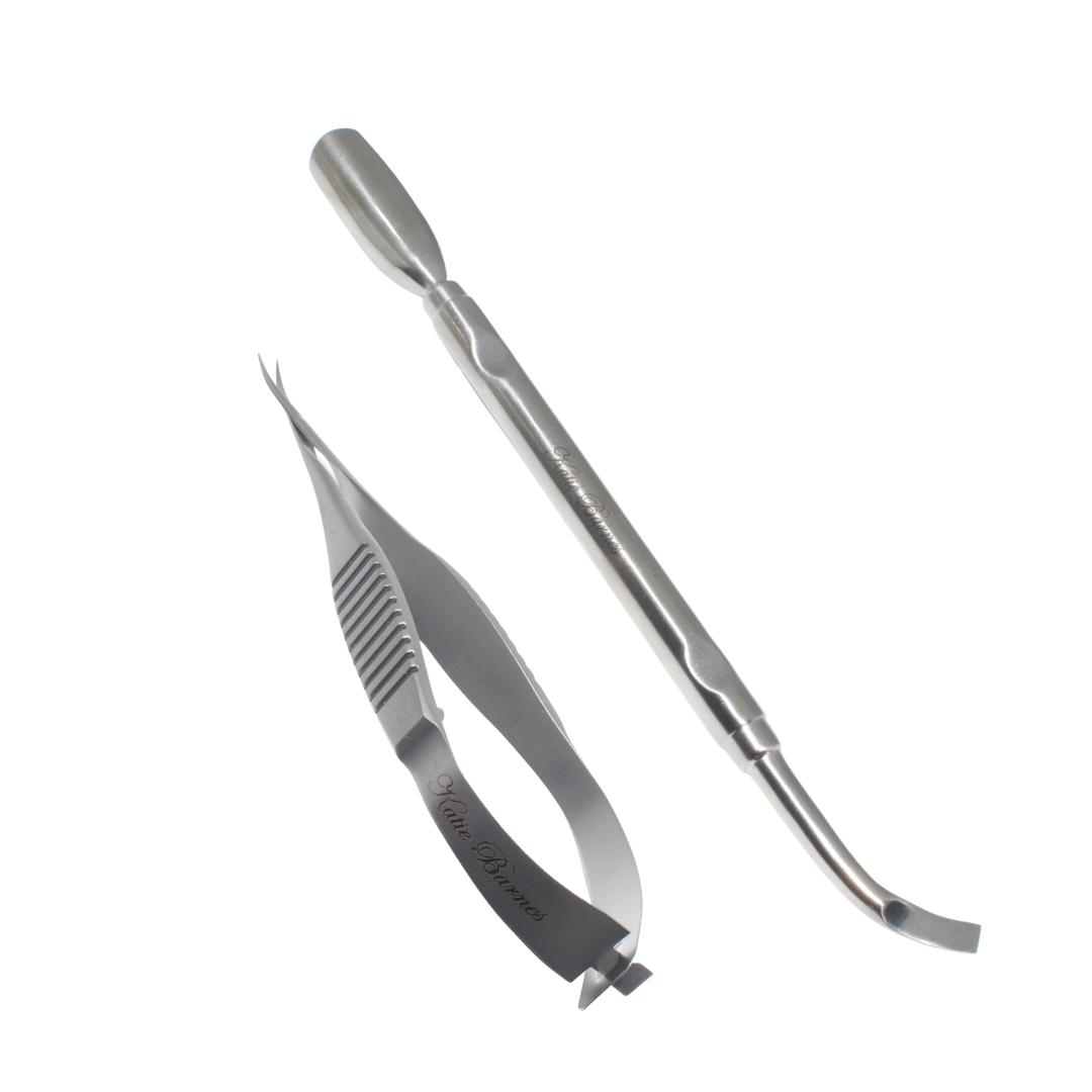 KB Cuticle Prep Duo Kit Katie Barnes Tool Range & Education